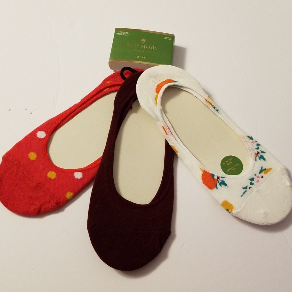 ♠️Kate Spade 3 Pack Liner Socks